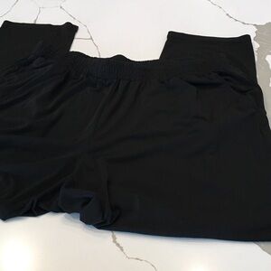 Avenue 18/20 Black Trouser Dress Pants Pockets Stretch Waist